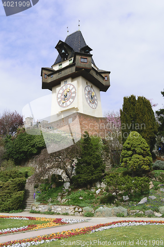 Image of Clock Tower Graz Austria