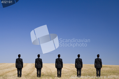 Image of Five standing on the field