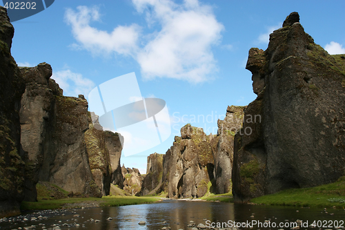 Image of river crevasse