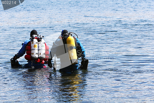 Image of diver training