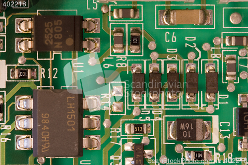 Image of electronic cuircuit board