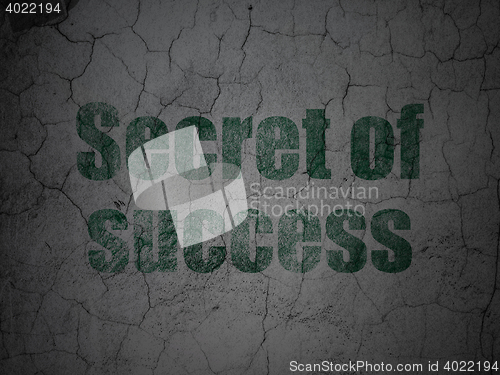 Image of Business concept: Secret of Success on grunge wall background