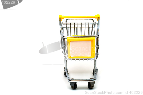 Image of isolated shopping cart