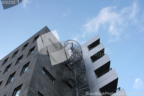 Image of office building stairs