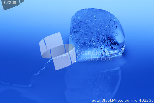 Image of blue Ice cube