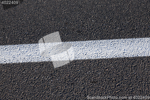 Image of new road , close-up