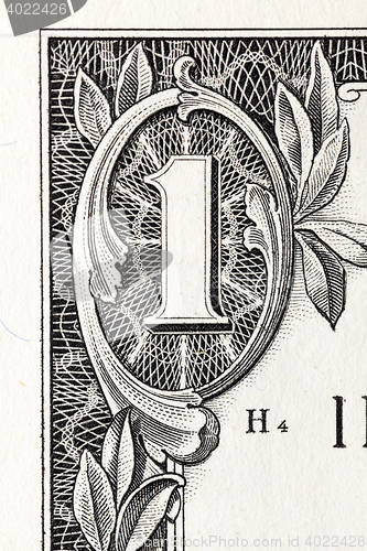 Image of American dollars, close-up