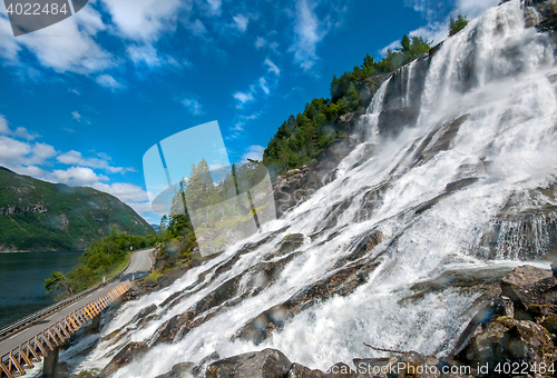 Image of Furebergfossen waterfall