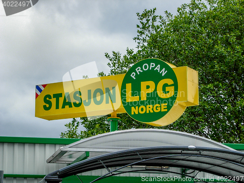 Image of LPG gas station