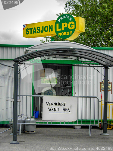 Image of LPG gas station