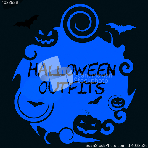 Image of Halloween Outfits Means Trick Or Treat And Apparel