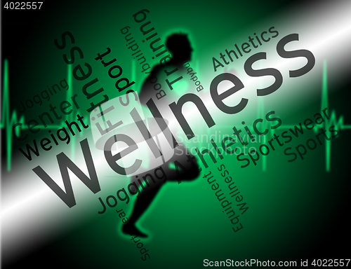 Image of Wellness Words Means Preventive Medicine And Care