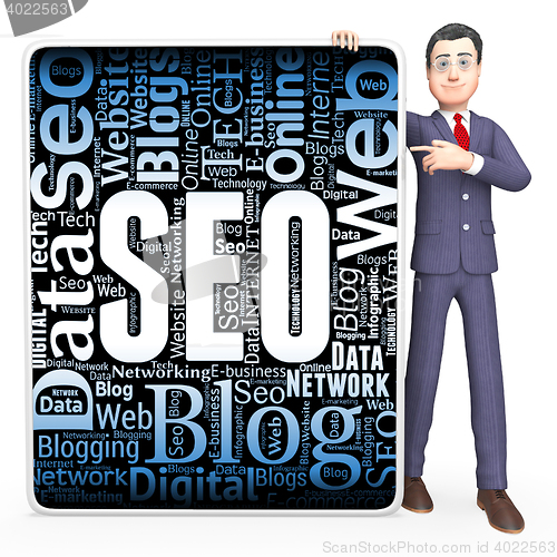 Image of Seo Sign Means Website Optimization And Web