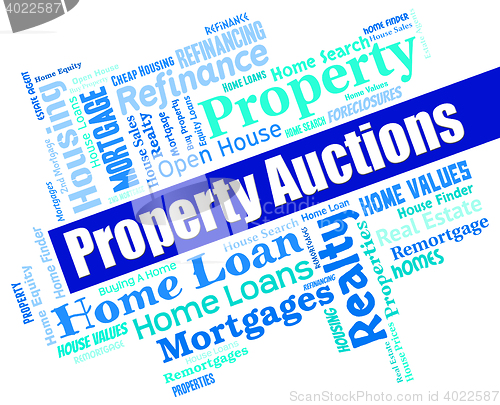 Image of Property Auctions Means Real Estate And Apartment