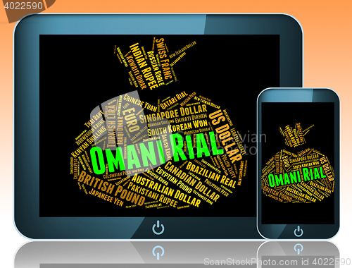 Image of Omani Rial Shows Foreign Exchange And Currency