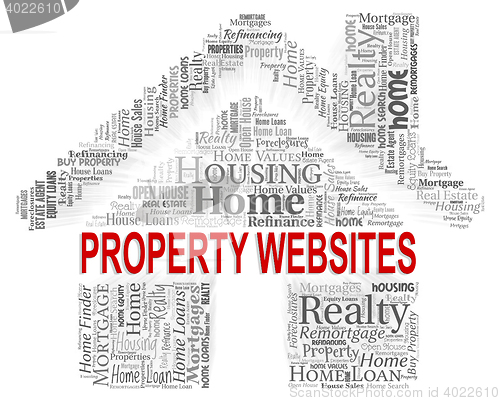 Image of Property Websites Shows Homes Houses And Habitation