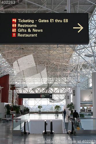 Image of empty airport