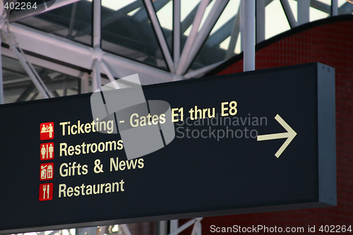 Image of Airport signs