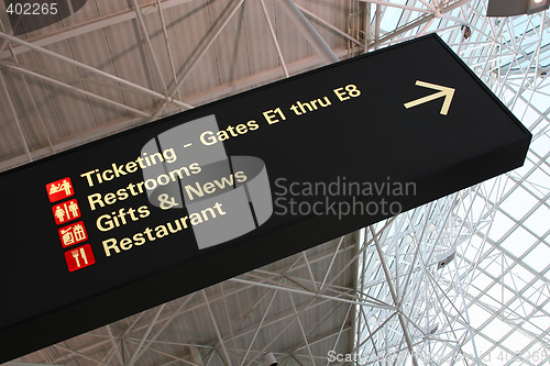 Image of Airport sign