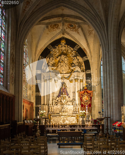 Image of Inside of a creepy old church