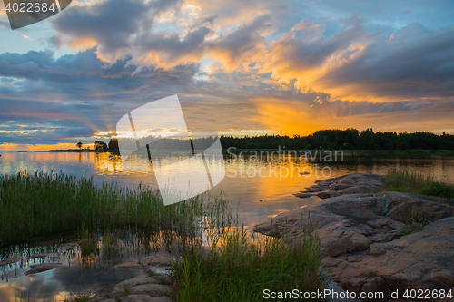 Image of Sunset lake