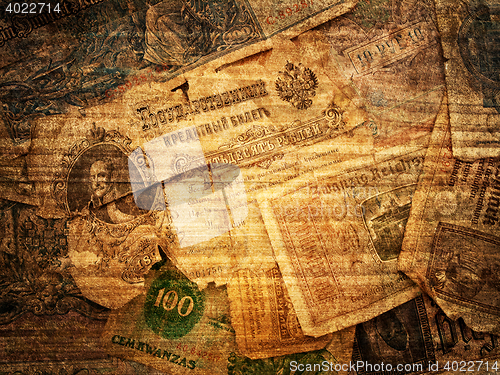 Image of Retro Money Background