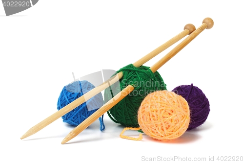 Image of Knitting wool and needles