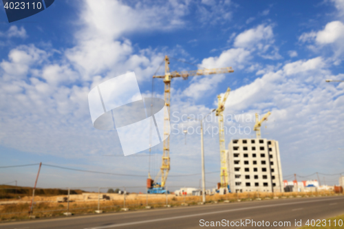 Image of construction of a new home