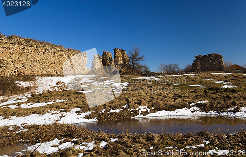 Image of ruins of Krevo. Belarus