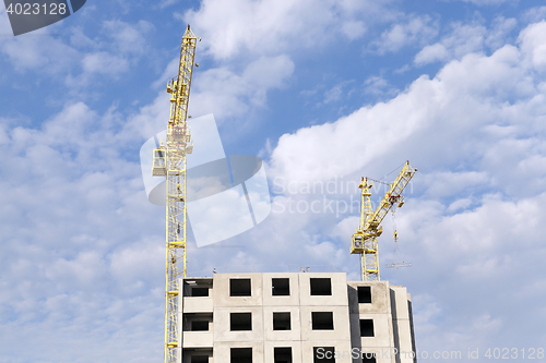 Image of construction of a new home