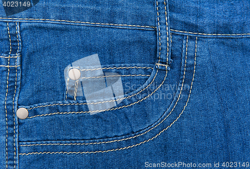 Image of Close up of jeans background