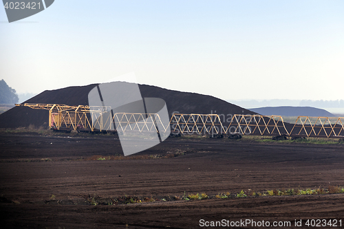 Image of extraction of peat