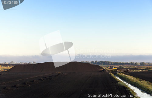 Image of extraction of peat