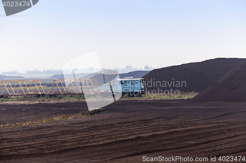 Image of extraction of peat