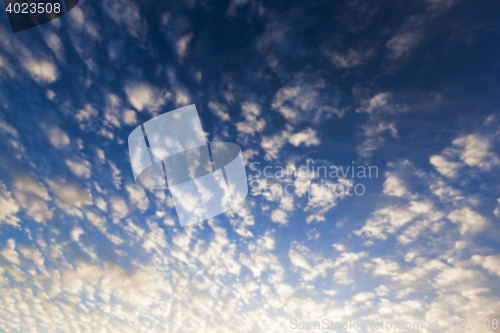 Image of the sky during sunset