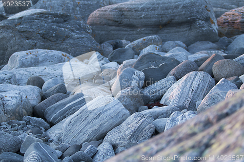 Image of Stones on Beach