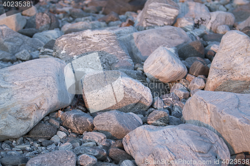 Image of Stones on Beach