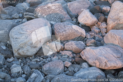 Image of Stones on Beach