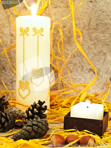 Image of Candles, Cones And Nuts