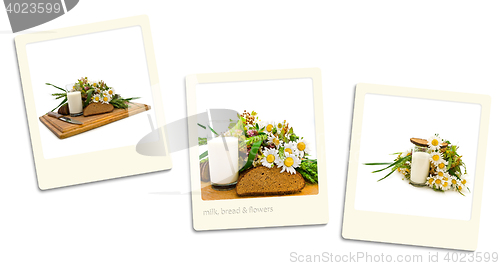 Image of Milk And Bread Photos