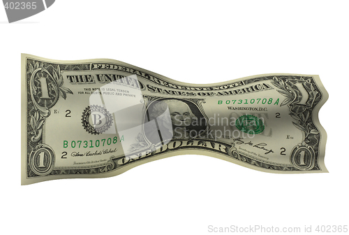 Image of Crumpled Dollar Bill