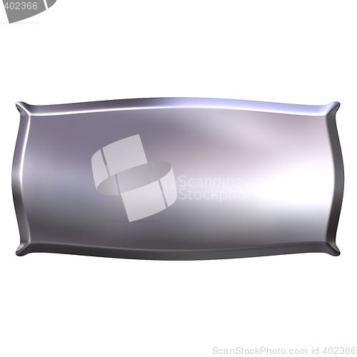 Image of 3D Silver Banner