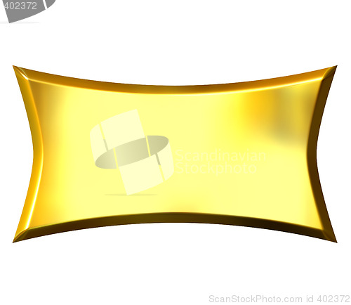 Image of 3D Golden Banner