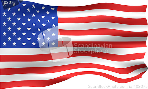 Image of 3D USA Flag