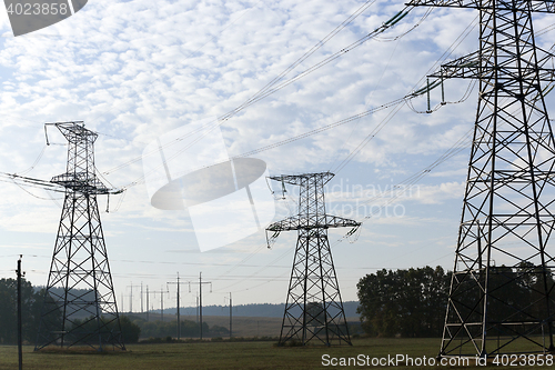 Image of electricity transmission system