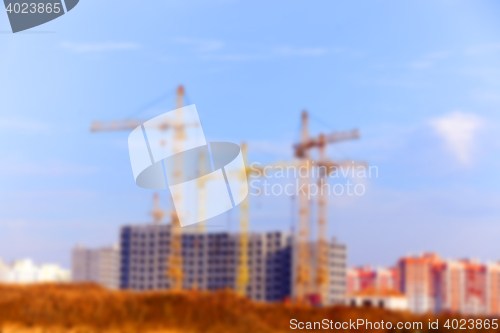 Image of construction of a new home
