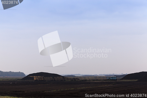 Image of extraction of peat