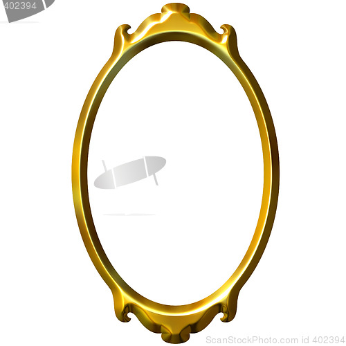 Image of 3D Golden Frame