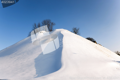 Image of snow covered hill