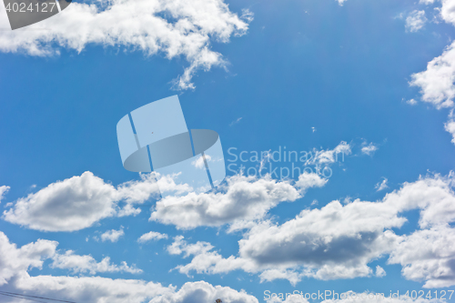 Image of blue sky background